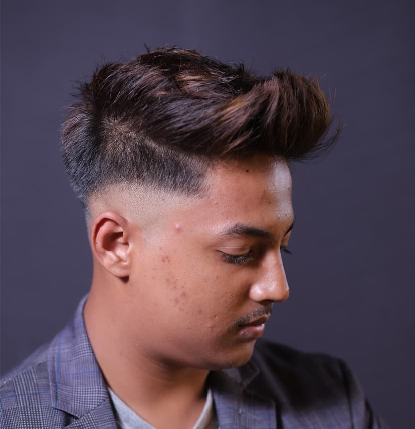 Men's Hair Left